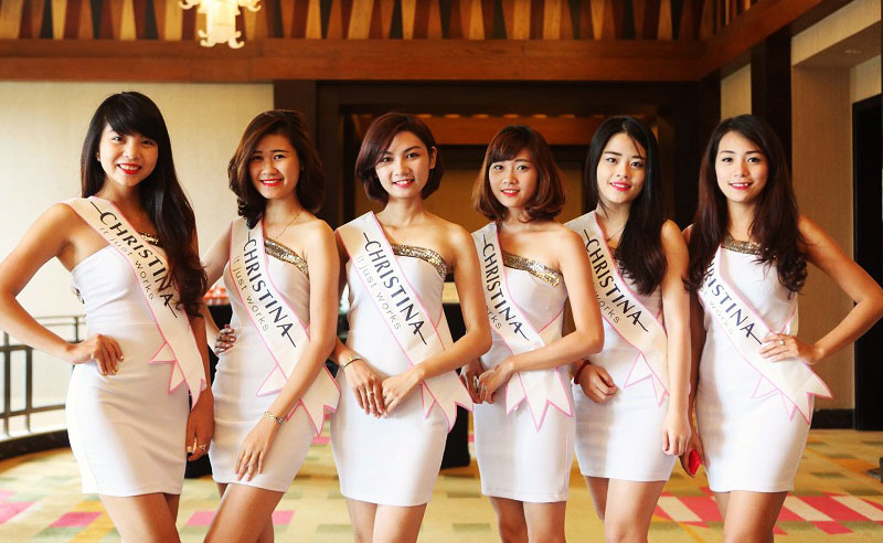 In sash hoa hậu Hà Nội