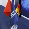 Cờ để bàn hội nghị