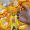 Hoa Cài Áo Đại Biểu Handmade – In Cờ Hoàng Gia