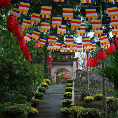 Cờ dây nhiều màu